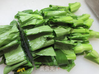 虾味球菜芯煮铁棍山药粉条的做法步骤：5