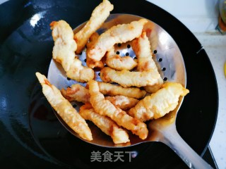 糖醋里脊的做法步骤：9