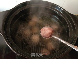 紫菜肉丸汤的做法步骤：10