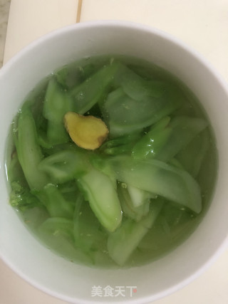 清水煮儿菜片的做法步骤：5