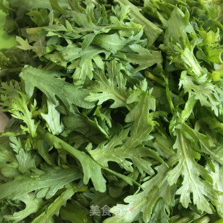 蒜蓉茼蒿菜的做法步骤：3
