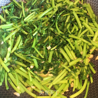 蒜蓉茼蒿菜的做法步骤：7