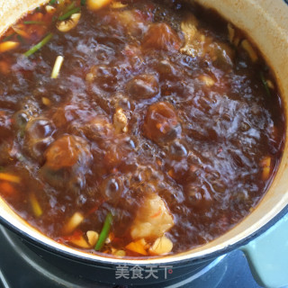 排骨土豆炖蒜苔的做法步骤：10