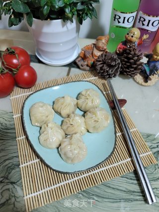 鲜肉玉米小笼包的做法步骤：10