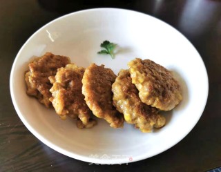 香煎笋虾肉饼的做法步骤：9