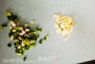 豌豆鲜虾松饼的做法步骤：7
