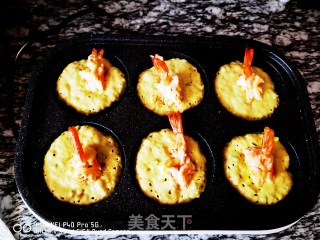 豌豆鲜虾松饼的做法步骤：22