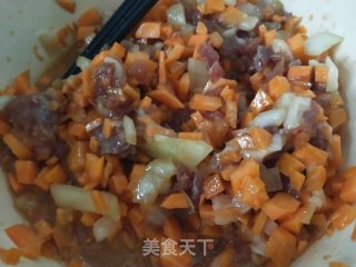 驴肉胡萝卜馅包子的做法步骤：4
