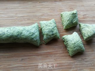 【春日美味】鼠曲草馒头的做法步骤：9