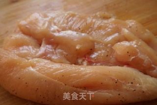 黑胡椒鸡肉卷的做法步骤：3