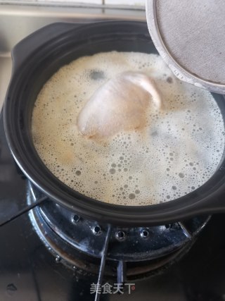 蚌肉海虹煲鹌鹑鸡的做法步骤：10