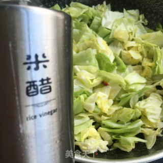 糖醋卷心菜的做法步骤：6