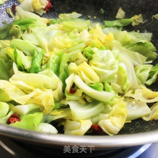 糖醋卷心菜的做法步骤：8