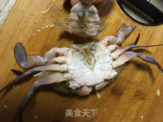 清炒蟹的做法步骤：2