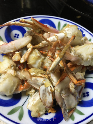 清炒蟹的做法步骤：9