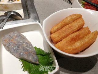 虾滑酿油条的做法步骤：1
