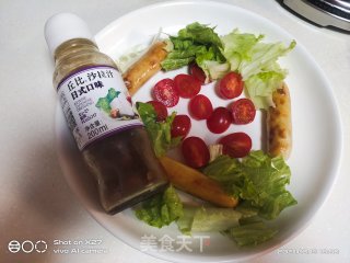 火腿蘑菇沙拉的做法步骤：6