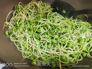 素炒黑豆芽的做法步骤：4