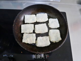 荠菜鸡蛋素春卷～低脂少油版的做法步骤：9