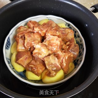 排骨蒸土豆的做法步骤：5