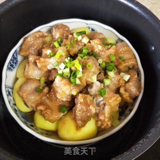 排骨蒸土豆的做法步骤：7