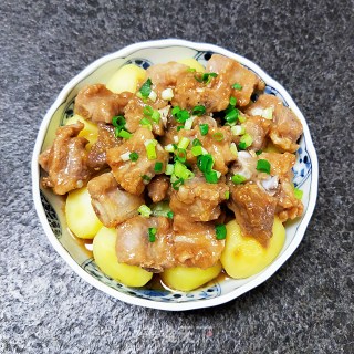 排骨蒸土豆的做法步骤：8