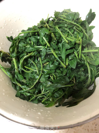 凉拌枸杞芽儿的做法步骤：4