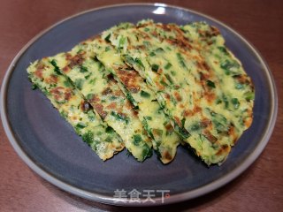 韭菜煎饼的做法步骤：10