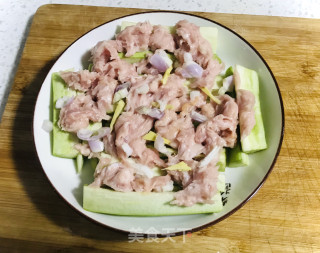 肉末蒸秋茄的做法步骤：4