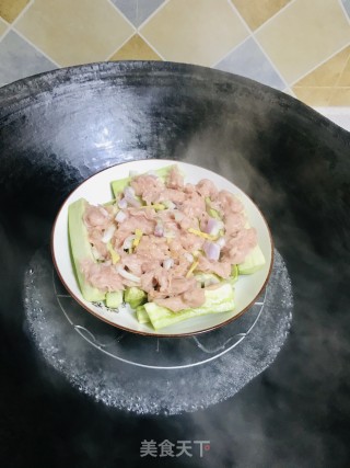 肉末蒸秋茄的做法步骤：5