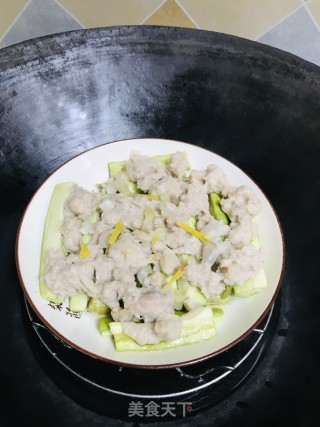 肉末蒸秋茄的做法步骤：7