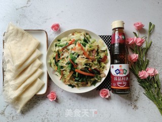 薄皮卷多彩，吃春卷咯！的做法步骤：12