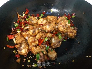 辣子鸡翅根的做法步骤：12