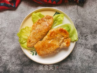 香煎鸡胸肉的做法步骤：15