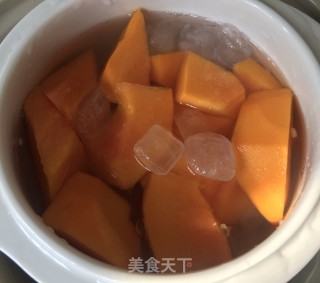 雪蛤木瓜的做法步骤：3