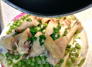 舌尖上的春天美食～春笋蒸咸鸡腿的做法步骤：5