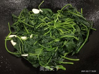清炒番薯叶的做法步骤：5
