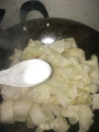醋溜白菜的做法步骤：6