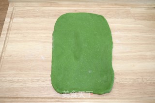 抹茶蜜豆吐司的做法步骤：8