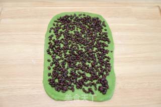 抹茶蜜豆吐司的做法步骤：9