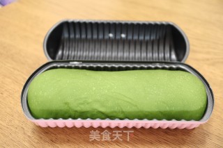抹茶蜜豆吐司的做法步骤：13