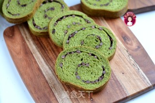 抹茶蜜豆吐司的做法步骤：17