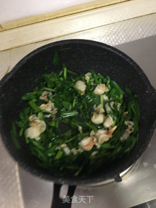 韭菜炒扇贝的做法步骤：6