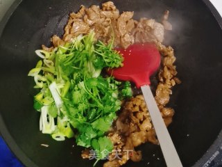 炒烤肉的做法步骤：8