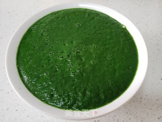 菠菜汁花卷的做法步骤：5