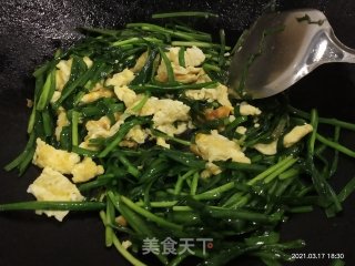 春韭炒鸡蛋的做法步骤：7
