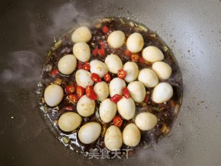 酱烧鹌鹑蛋的做法步骤：8