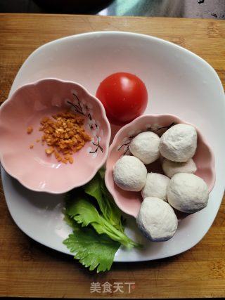 番茄肉丸汤的做法步骤：1