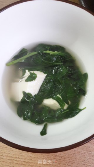 枸杞叶豆腐汤的做法步骤：6