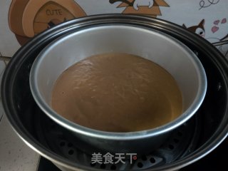 玉米面红糖红枣发糕的做法步骤：16